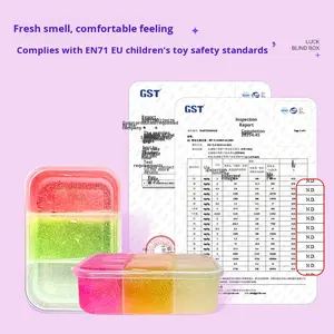 Ibiza per bambini giocattoli fatti in casa scatola cieca di fango di cristallo melma di plastica giocattolo antistress sicuro argilla luminosa melma fai da te si sviluppano 8 + - Product Image 2