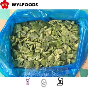 Poivron rouge entier biologique congelé IQF Piment frais blanchi Tranche <span class=keywords><strong>de</strong></span> paprika en vrac certifié Halal Piment fort haché Motif - Product Image 4
