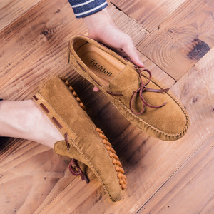 Nouvelles Chaussures de Ville Décontractées Classiques pour Hommes en Cuir Véritable Respirant et <span class=keywords><strong>Daim</strong></span>, Semelle Souple, Vente en Gros - Product Image 2