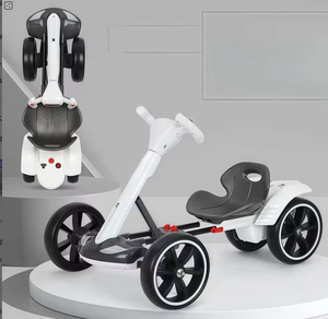 Kart électrique pliable pour enfants, sans installation, quatre roues, avec siège, portable, <span class=keywords><strong>voiture</strong></span> jouet pour enfants - Product Image 2