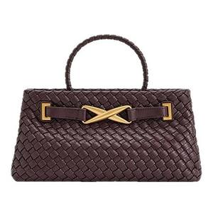 महिला डिजाइनर ब्रांड पु बुने चमड़े के हॉओ टोटे बैग क्रॉसबॉडी फैशनेबल कंधे का बैग महिलाओं के लिए 2025 - Product Image 1