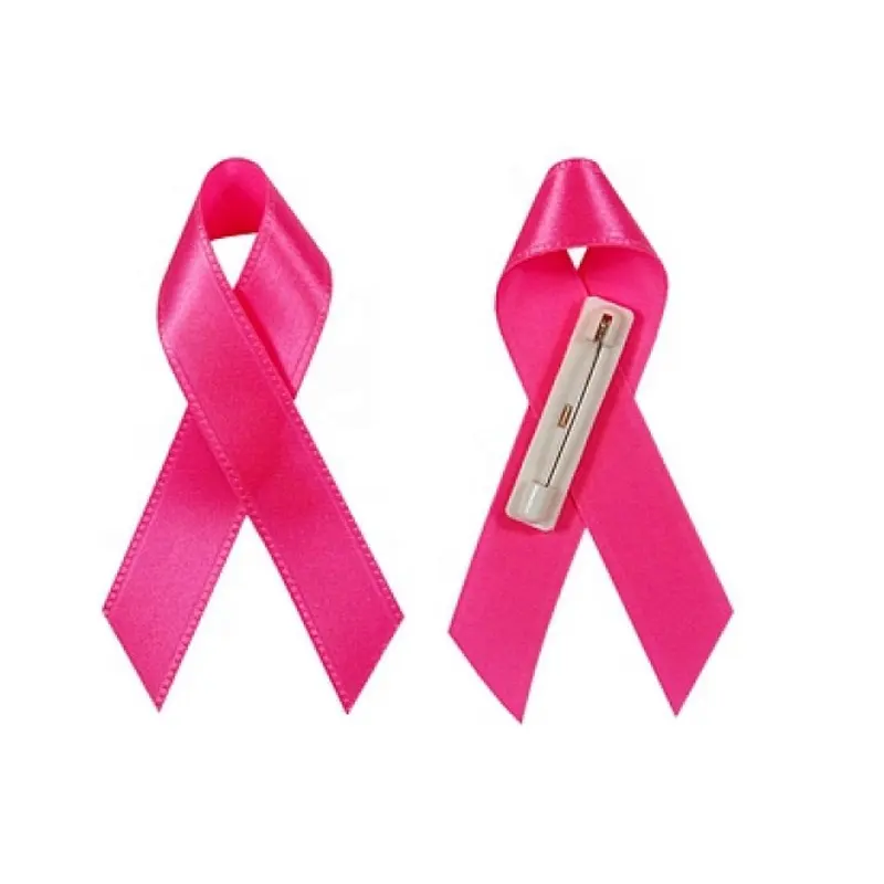 China Factory Cheap Pink Breast Cancer Awareness With Pin