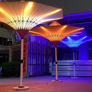 3.5M /6M / 8M grand parasol de jardin extérieur commercial robuste Patio <span class=keywords><strong>parapluie</strong></span> extérieur fleur <span class=keywords><strong>tulipe</strong></span> <span class=keywords><strong>parapluie</strong></span> - Product Image 4