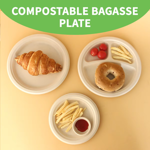 <span class=keywords><strong>Assiette</strong></span> <span class=keywords><strong>carrée</strong></span> biodégradable en pulpe de canne à sucre, écologique, <span class=keywords><strong>jetable</strong></span>, pour restaurant, fête ou emballage alimentaire de camping - Product Image 2