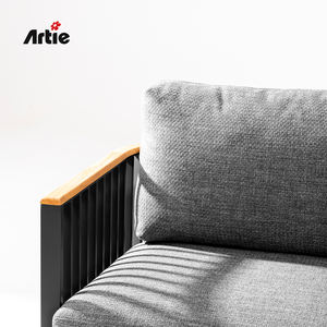 Artie ชุดเฟอร์นิเจอร์กลางแจ้งสำหรับวิลล่าในสวนของโรงแรมโซฟาแบบเรียบง่ายทันสมัยเฟอร์นิเจอร์กลางแจ้ง4ที่นั่ง - Product Image 4