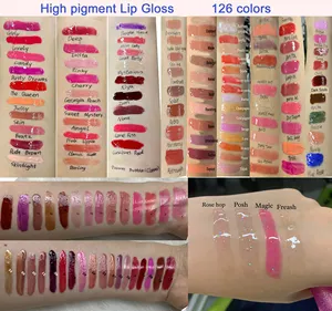 Clear Square Tube Pick Your Own Colors And Customised Lip Gloss Tube Liquid Glitter Clear Glossy Private Label Lip Gloss Low Moq