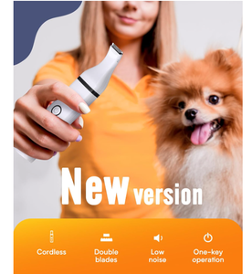 Cortapelos Inalámbrico para Patas de Perro, Cortapelos para Perros con Doble Cuchilla, Silencioso, 2 Velocidades, Cortapelos para Perros Pequeños, para Patas, Ojos, Orejas, Cara y Trasero - Product Image 5