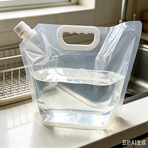 Custom Design BPA Free Foldable Water Bag Multi Capacity for Emergency Preparedness Kit Custom Order - Product Image 1