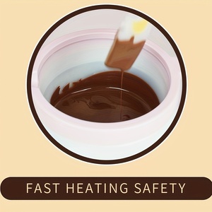 Pot à <span class=keywords><strong>chocolat</strong></span> en acier inoxydable 40W avec couvercle, 110-130V, prise US, <span class=keywords><strong>appareil</strong></span> de cuisine moderne pour la préparation de desserts à domicile - Product Image 6