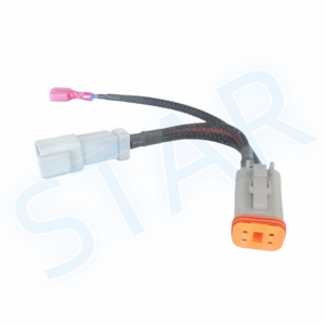 Arnés de cables de faros automotrices IAFT16949 OEM con conector Deutsch impermeable de 2 pines y 4 pines, 21, 1, 1, 2, 2, 1, 2, 2, 2 pines - Product Image 2