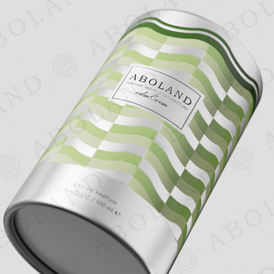 กล่องบรรจุภัณฑ์น้ำหอมแบบทรงกระบอกพิมพ์ลายตามสั่งของ Aboland พร้อมฝาอลูมิเนียม พิมพ์สี่สี กล่องของขวัญเครื่องสำอาง - Product Image 6