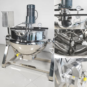 Mezclador de pasta de tomate con calefacción eléctrica, jarabe, cera de abejas, olla de cocina para derretir, <span class=keywords><strong>Caldera</strong></span> de sopa, hervidor con camisa y agitador - Product Image 6