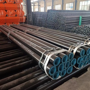 Tuyaux et tubes en <span class=keywords><strong>acier</strong></span> au carbone sans soudure laminés à chaud API 5L X52N A106 SCH 40 de Tianjin, style MS CS, peints en noir - Product Image 3