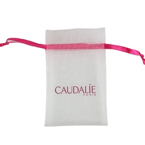 Pochette cadeau à cordon de serrage haute densité, emballage en maille, sac en organza - Product Image 6