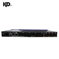 DP448 Procesador de Audio Digital Profesional de 4 Entradas y 8 Salidas, Totalmente Metálico, Montaje en Rack 1U, Procesador de Señales DSP para Escenarios, Bares y KTV