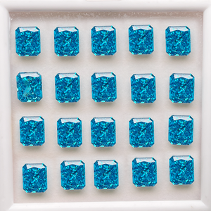 En stock <span class=keywords><strong>4K</strong></span> 5A + Glace Pilée Synthétique Cut Cubique Zircone Gemme Octogone Coupe Fantaisie CZ Pierres - Product Image 2