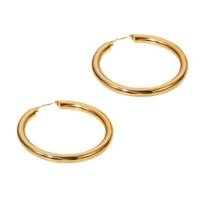 Lateefah OEM in acciaio inox <span class=keywords><strong>Mini</strong></span> cerchio gioielli 18k PVD placcato orecchini impermeabili per bambina - Product Image 6