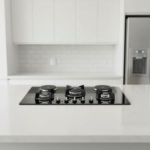 Quemador de vidrio para cocina, estufa de Gas <span class=keywords><strong>sin</strong></span> placa calefactora, perillas de Metal eléctrico con quemador, aplicación doméstica - Product Image 2