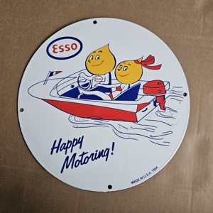 Letreros de Porcelana Esmaltada Vintage de Gasolina y Petróleo <span class=keywords><strong>Conoco</strong></span> Amalie, Venta al por Mayor con Descuento - Product Image 3