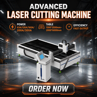 Machine de découpe plasma CNC 3015 avec système 120A 200A 300A, fabriquée en acier inoxydable et aluminium, découpeuse plasma CNC