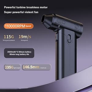 110000 RPM Electric Compressed air <b>duster</b> Gun Dust Blower Portable Mini Violent Turbo Fan - Product Image 5