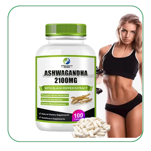 Extracto orgánico de raíz de Ashwaganda, suplementos alimenticios de té a La Ksm-66, cápsulas de Ashwagandha para perder peso - Product Image 1