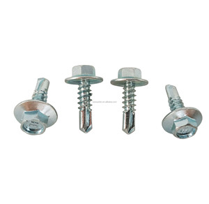 Vis autoperceuses <span class=keywords><strong>à</strong></span> tête hexagonale galvanisée de 25mm Parafuso Brocante 1/4 "-20 vis autoperceuses <span class=keywords><strong>à</strong></span> tête hexagonale 1" - Product Image 4