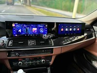 Autoradio multimédia Android à double écran 21 pouces avec Carplay, GPS, navigation, stéréo pour BMW Série 5 F10 F11 2011-2017 Système CIC NBT