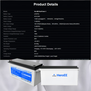 Hithium HeroEE 4 4KWH Lithium Battery <b>Solar</b> <b>Generator</b> Portable Lithium Power Station Power Banks & Power Station - Product Image 2