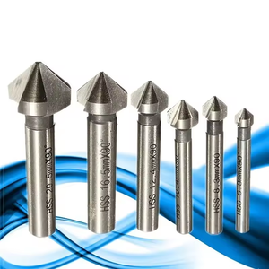 6.3-20.5MM HSS <strong>Countersink</strong> Bore 6pcs Round Shank Chamfer <strong>Drill</strong> Bit 3 Flute 90 Degree Chamfer <strong>Countersink</strong> <strong>Drill</strong> Bit Set - Product Image 6