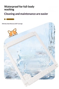 Corral para Perros de Plástico Acrílico Transparente de Alta Calidad, Corral para Mascotas de Interior, Fácil de Montar, Jaula para Perros, Caseta para Mascotas - Product Image 3