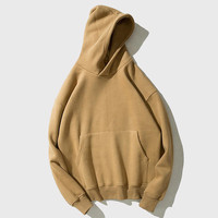 Logo personnalisé, sweats à capuche unisexes de haute qualité, simples et concis, en gros, sweats à capuche surdimensionnés personnalisés, style hip-hop