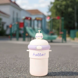 แก้วน้ำลายการ์ตูนสำหรับนักเรียนความจุขนาดใหญ่ถ้วยดูดน่ารักแก้วแบบพกพาสำหรับเด็กคนดังทางอินเทอร์เน็ต - Product Image 2