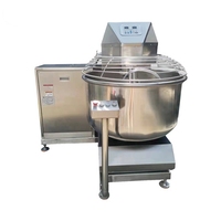 Mélangeur à spirale automatique commercial 130L/50kg, mélangeur à pâte électrique pour gâteaux, pain, farine, pétrin industriel, machine de boulangerie