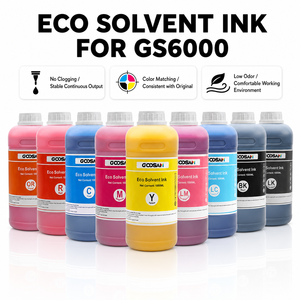 Encre éco-solvant de haute qualité en gros, 1000 ml, 8 couleurs pour imprimante GS6000, impression de posters en qualité photo en vrac - Product Image 1