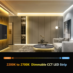 Dot Free Cob <b>Led</b> <b>Light</b> Strip 24v Adjustable White Flexible Cct Cob <b>Led</b> Strip - Product Image 2