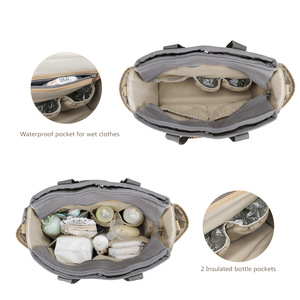 Tas popok jinjing tas bersalin untuk rumah sakit tas bayi tahan air kapasitas besar untuk ibu perjalanan - Product Image 3