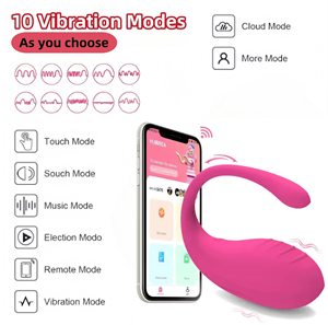 Mini Vibratore Wireless con Controllo APP, 10 Modalità di Vibrazione, Uovo Vibrante in Silicone per Coppie, Piacere Femminile - Product Image 4