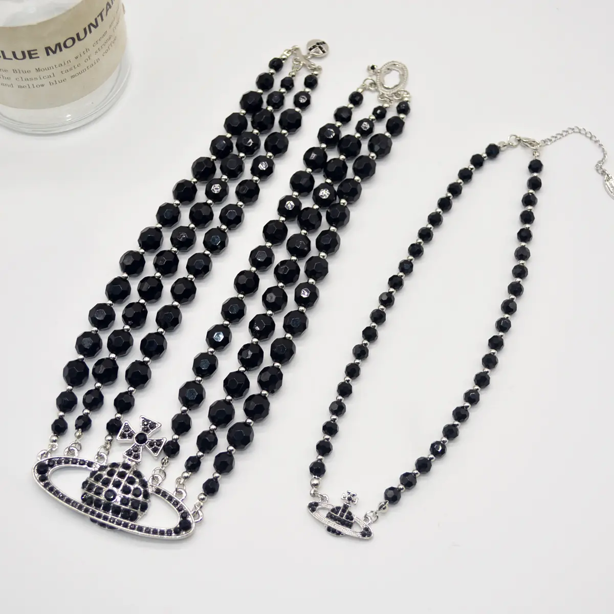 Hot Selling Romantic Black crystal Choker Chain high quality Fashion Jewelry Necklaces