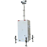 Torre de Vigilancia Modular de Despliegue Rápido, Solución de CCTV para Seguridad Temporal