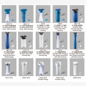 Carcasa de Nano filtro Manual azul grande de 10/20 pulgadas Sistema de purificación de agua de ósmosis inversa de fácil instalación para uso doméstico Calidad - Product Image 3