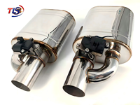 Kit de silencieux d'échappement universel pour voiture, en acier inoxydable, pour modification du tuyau d'échappement, accessoires automobiles, pièces de performance