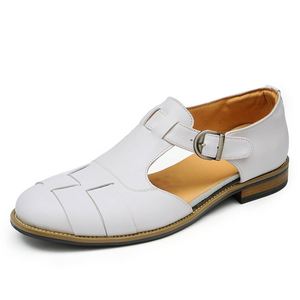 Nouvelles Chaussures Habillées Formelles pour Hommes - Oxfords à Lacets Carrés Respirantes Légères Semelle Extérieure en Caoutchouc Antidérapante Première Couche de Cuir de Vachette - Product Image 2