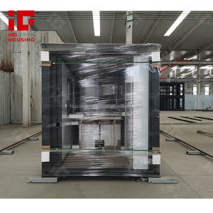 China Hotel Casas prefabricadas modulares 20 pies 40 pies Contenedores de vidrio <span class=keywords><strong>Casa</strong></span> extensible para la venta - Product Image 6