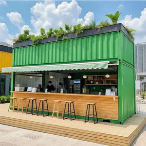 Cuisine mobile préfabriquée de 20 pieds ou 40 pieds pour restaurant, supermarché, café, bar, boutique, maison en conteneur maritime modulaire - Product Image 5