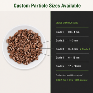 Vermiculite expansée à faible teneur <span class=keywords><strong>en</strong></span> impuretés, granulométrie uniforme 2-4 mm, <span class=keywords><strong>en</strong></span> vrac, respirante, améliore la qualité du sol pour les grossistes agricoles - Product Image 6