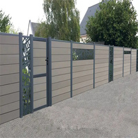 Panneaux décoratifs découpés au laser en métal sur mesure pour l'extérieur, écran d'intimité, façade en aluminium pour clôture extérieure