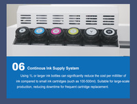 Impresora Uv DTF de cama plana 6090 A3, impresora Uv Xp600 Tx800, cabezal de impresión Uv, impresora plana