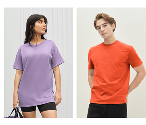 เสื้อยืดเปล่าสไตล์มินิมอลสำหรับฤดูร้อน ยูนิเซ็กส์ คอกลม ผ้าฝ้าย 150GSM บางเบา ระบายอากาศดี เหมาะสำหรับใส่ทุกวัน สตรีทแวร์ - Product Image 3