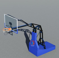 Nouvel Arrivage : Système de Panier de Basket Hydraulique Manuel pour Intérieur, Panier de Basket Mobile pour Extérieur, Support de Basket Électrique – Direct Usine